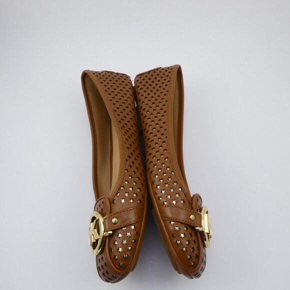 Michael Kors Brown Ballet Flats Leather Women's US:8 - Picture 4 of 7